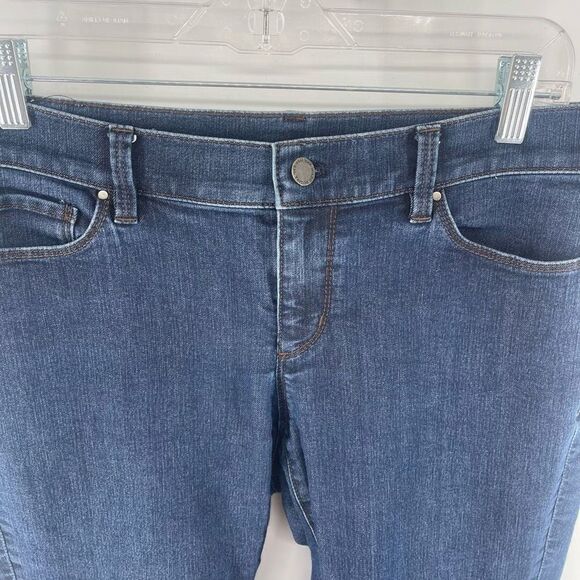 Ann Taylor Womens Modern Fit Jeans Denim Tapered Leg Medium Wash Blue Size 10 - Picture 9 of 10